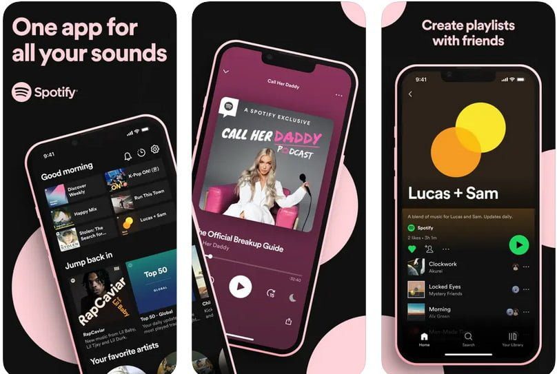 Spotify's Home and Lock Screen Widgets for iOS 16