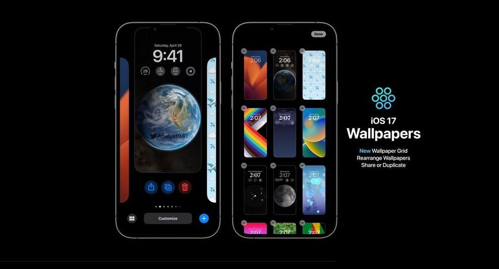 iOS 17 Updates to Wallet, Health, and Wallpapers Revealed in Leaked Renders Courtesy To @analyst941