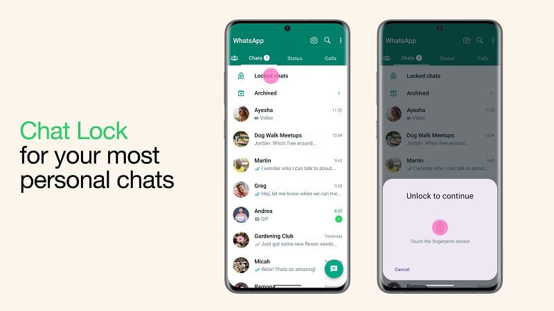 Expanded Options for Chat Lock
