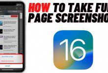 How To Take A Scrolling Screenshot On iOS 16
