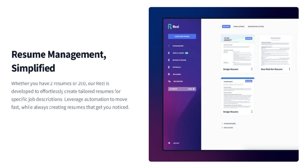 The Role of AI in Modern Resume Writing A Look at Rezi