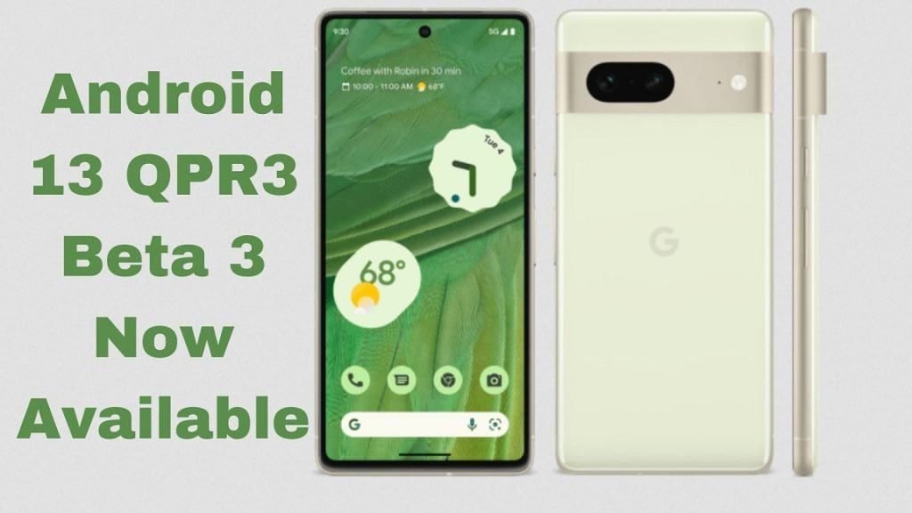 Google Pixel Devices Receive Android 13 QPR3 Beta 3