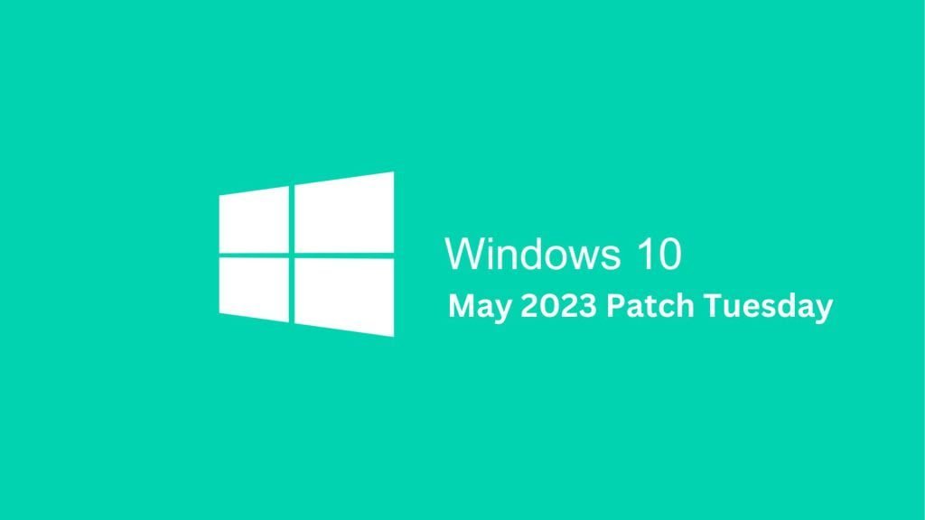 May 2023 Patch Tuesday