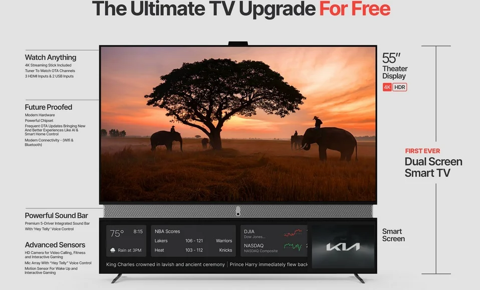 Telly Offers Free Smart TVs with a Catch