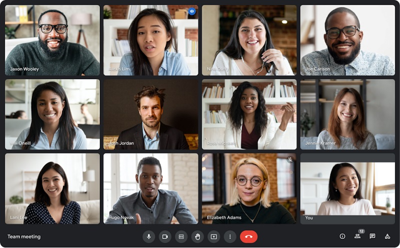 Google Meet Reframe