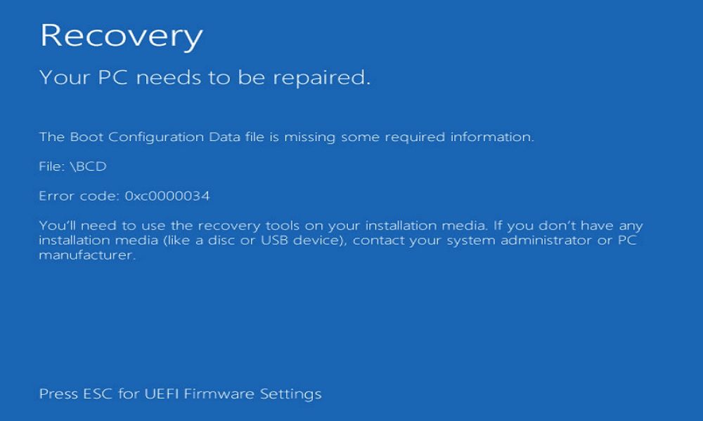Boot Configuration Data Errors (BCD) Causes, Fixes, and Prevention